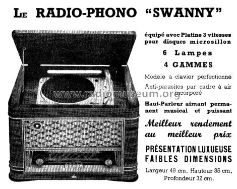 Swanny Radio-Phono ; Familial Radio, G. (ID = 1994244) Radio