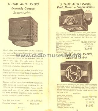 R 6 Globe Trotter; Fansteel Products (ID = 1656660) Car Radio