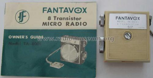 Micro-Radio TA-8001 ; Fantavox Marshall (ID = 1125325) Radio