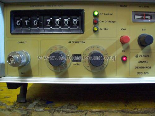 SIGNAL GENERATOR SSG 520; Farnell A.C. Ltd.; (ID = 2321168) Equipment