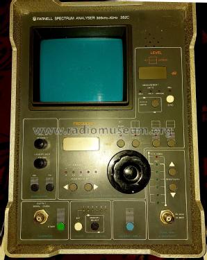 Spectrum Analyser 352C; Farnell Instruments (ID = 2613630) Equipment