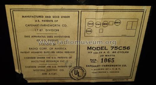 75C56 Ch=CR-242; Farnsworth (ID = 2339978) Radio