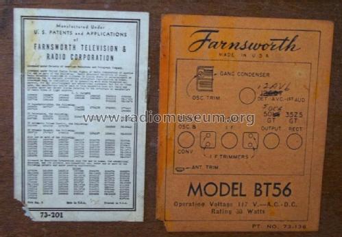 BT-56 ; Farnsworth (ID = 2987205) Radio