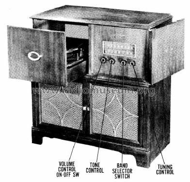 Capehart 1005-M Ch= C-296; Farnsworth (ID = 465247) Radio