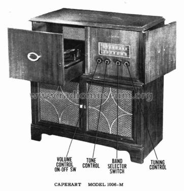 Capehart 1006-M Ch= C-287; Farnsworth (ID = 2918388) Radio