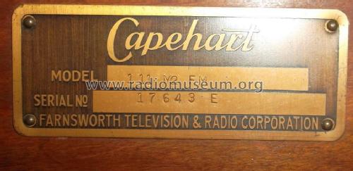 Capehart 111M2FM Early Georgian ; Farnsworth (ID = 1687346) Radio