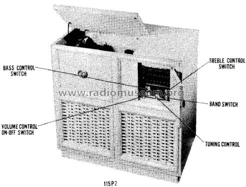 Capehart 115P2-BQ Modern Bisque ; Farnsworth (ID = 1321775) Radio