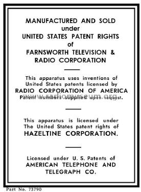 ET-063 Ch= C-150; Farnsworth (ID = 2967316) Radio