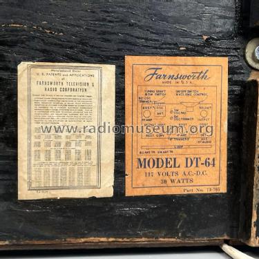 DT-64; Farnsworth (ID = 3152919) Radio