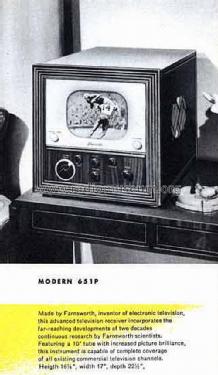 651P Modern ; Farnsworth (ID = 1293773) Television