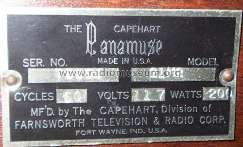 Capehart-Panamuse Chippendale 21M2FM Ch= M-2-FM and A-10; Farnsworth (ID = 931408) Radio