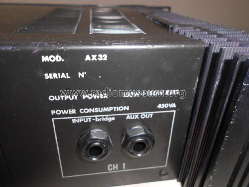 Power Amplifier AX-32; FBT Elettronica S.P. (ID = 2378942) Ampl/Mixer