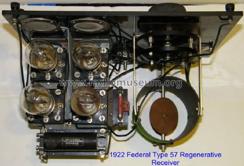 Radio Receiver No. 57; Federal Radio Corp. (ID = 931204) Radio