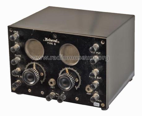 Detector & One-Stage A.F. Amplifier No. 8; Federal Radio Corp. (ID = 2064606) mod-pre26