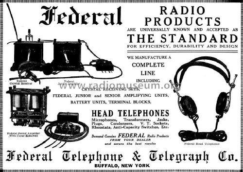 Federal Jr. Amplifier No. 20; Federal Radio Corp. (ID = 998319) Ampl/Mixer