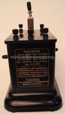 Federal Jr. Crystal Receiver; Federal Radio Corp. (ID = 1085050) Detektor