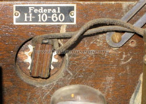 H10-60 ; Federal Radio Corp. (ID = 1810868) Radio