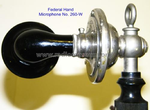 Hand Microphone No. 260-W; Federal Radio Corp. (ID = 981081) Radio part