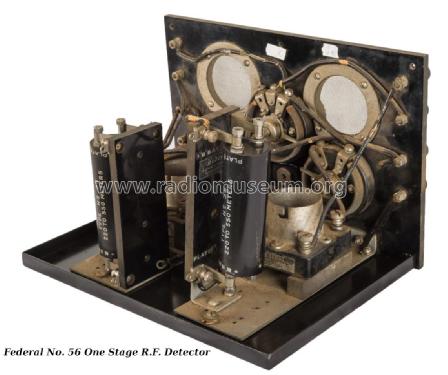 One Stage R.F. Amplifier & Detector No. 56; Federal Radio Corp. (ID = 2072685) Radio