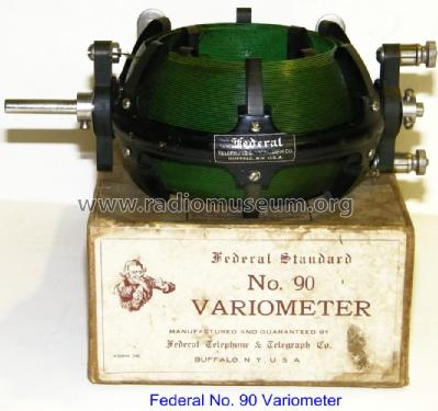 Variometer No. 90; Federal Radio Corp. (ID = 958887) Radio part