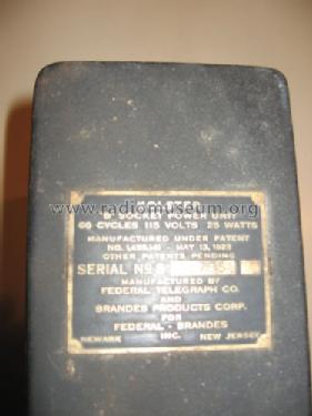 Kolster 'B' Socket Power Unit ; Federal Telegraph Co (ID = 985025) Power-S
