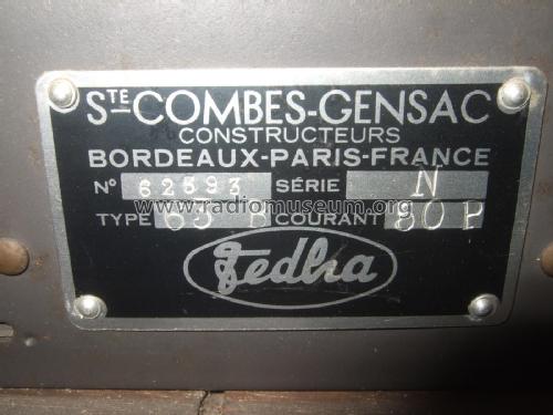 63B; Fedha, Combes-Gensac (ID = 2695503) Radio