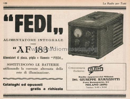 Alimentatore Integrale AF183; Fedi; Milano (ID = 2678332) Power-S