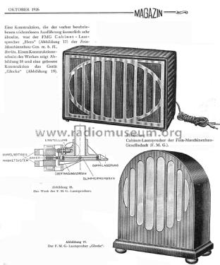Cabinet-Lautsprecher Hero; Fein-Maschinenbau-G. (ID = 2502926) Speaker-P