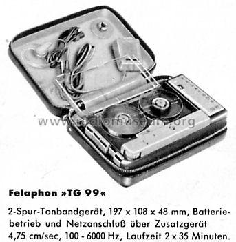 Felaphon TG 99; Felap GmbH; Nürnberg (ID = 292753) Enrég.-R