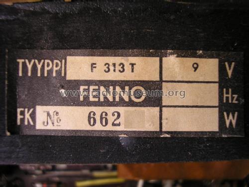 F313T; Fenno, Helsinki - (ID = 2076888) Radio