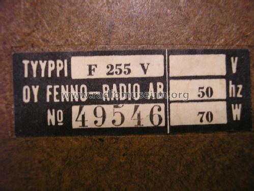 Seura F255-V; Fenno, Helsinki - (ID = 1341392) Radio
