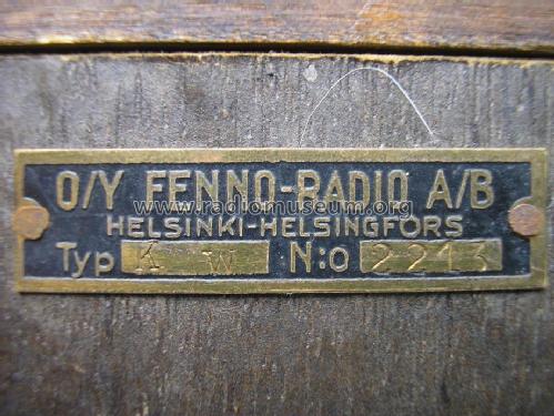 Kotka V ; Fenno, Helsinki - (ID = 1567723) Radio