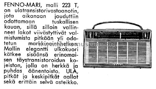 Mari F223T; Fenno, Helsinki - (ID = 1167235) Radio