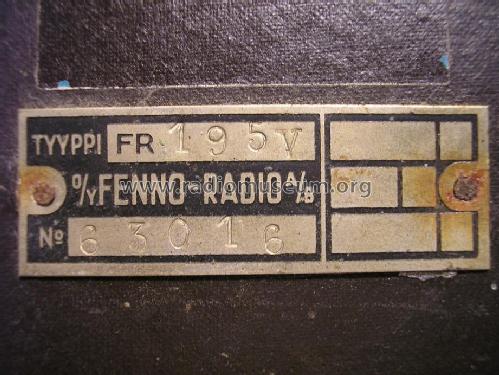 Sampo 49 V FR195 V; Fenno, Helsinki - (ID = 1322022) Radio