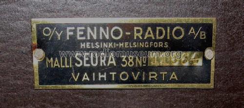 Seura 38 ; Fenno, Helsinki - (ID = 526579) Radio