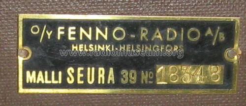 Seura 39 ; Fenno, Helsinki - (ID = 765483) Radio