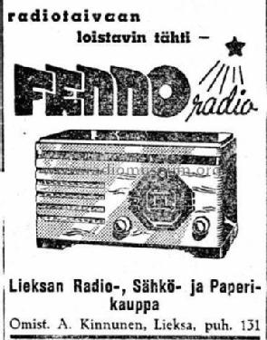 Seura TV SRU ; Fenno, Helsinki - (ID = 2789952) Radio
