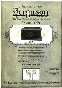 Model 10 ; Ferguson in the (ID = 1388157) Radio