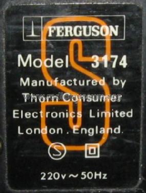 3174; Ferguson Brand, (ID = 721434) Radio