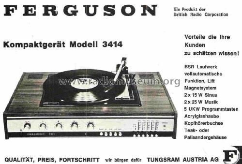 3414; Ferguson Brand, (ID = 1041757) Radio