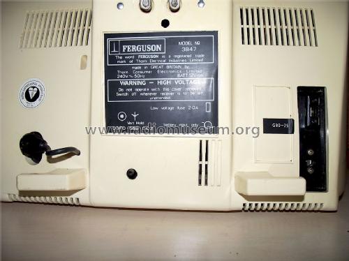 Mains/Battery Portable Television 3847; Ferguson Brand, (ID = 1570879) Television