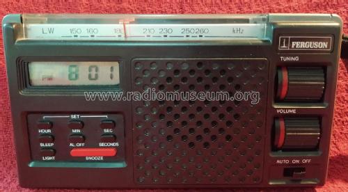 Portable Clock radio 3R01; Ferguson Brand, (ID = 2557951) Radio