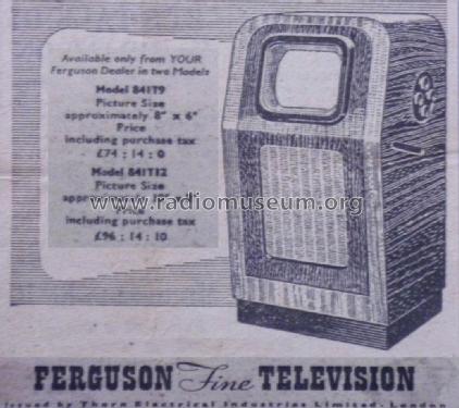 841T; Ferguson Brand, (ID = 1881851) Televisión