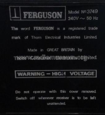 Colourstar 3749; Ferguson Brand, (ID = 1740665) Television