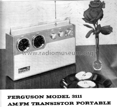 Fairway FM/AM 3111; Ferguson Brand, (ID = 776181) Radio