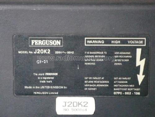 J20K2 / G9-21; Ferguson Brand, (ID = 1624734) Television