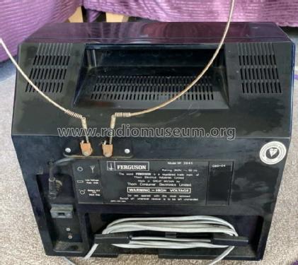 Mains/Battery Portable Television 3845; Ferguson Brand, (ID = 2694402) Television