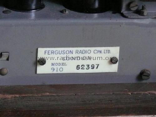 Mains Minor 910; Ferguson Brand, (ID = 1521195) Radio