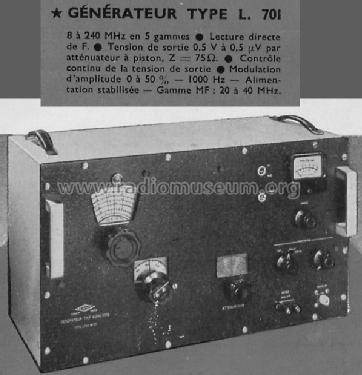 Generator L701; Ferisol; Paris (ID = 392936) Equipment