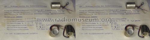 Elektret-Mikrofon, Einbaumikrofon EKR; Fernmeldewerk (ID = 2744459) Microphone/PU